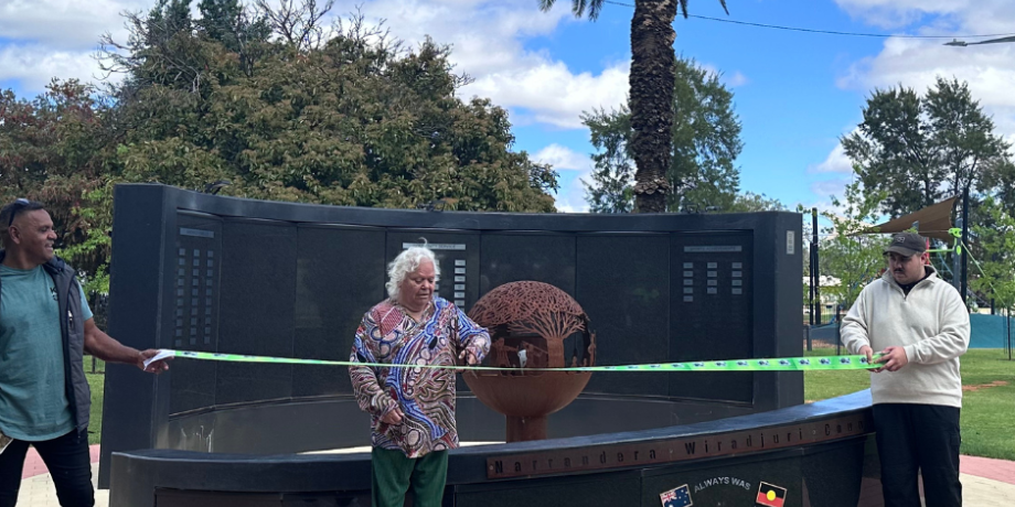 Opening of the Wiradjuri Honour Wall