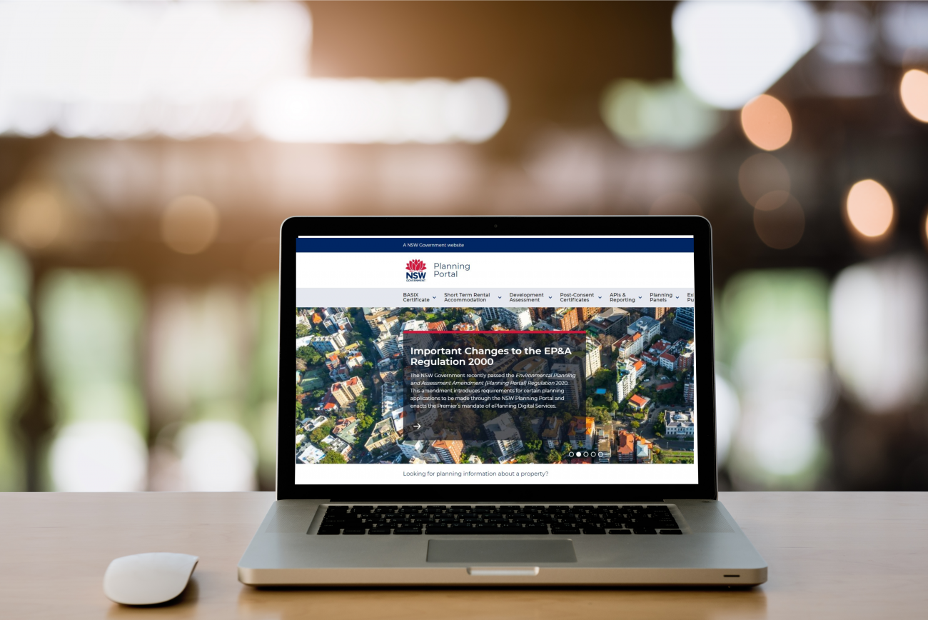 NSW Online Planning Portal Computer