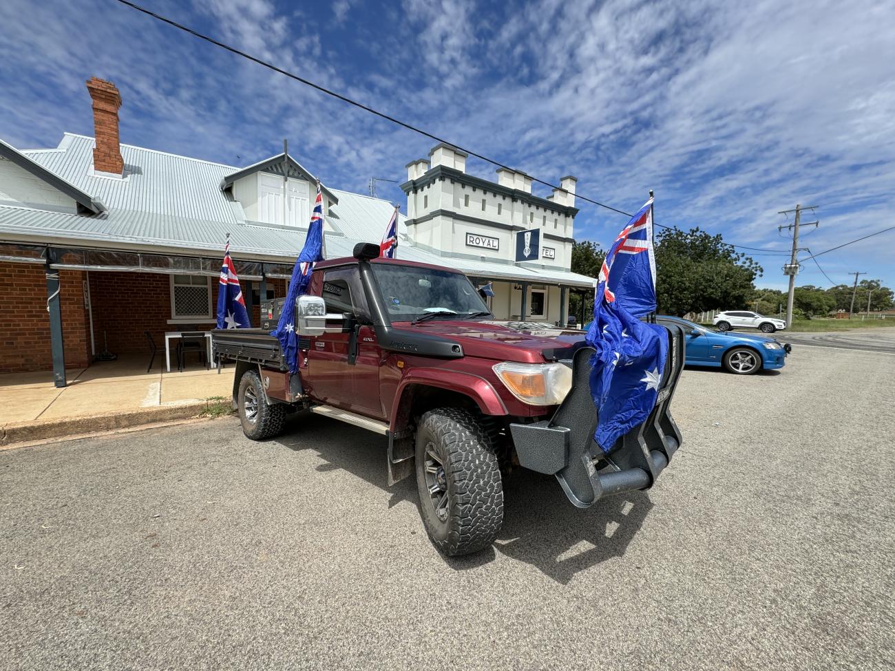 Australia day at Grong Grong