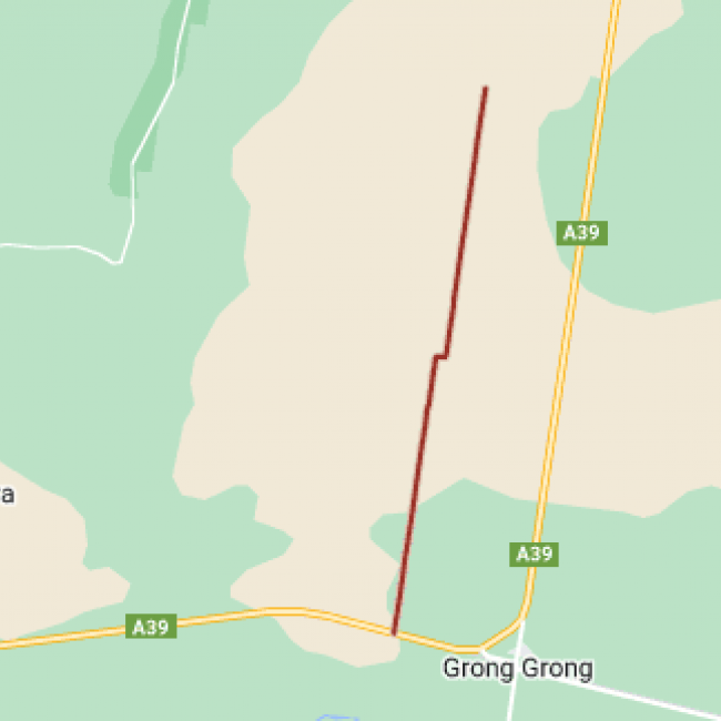Gawnes Road, Grong Grong